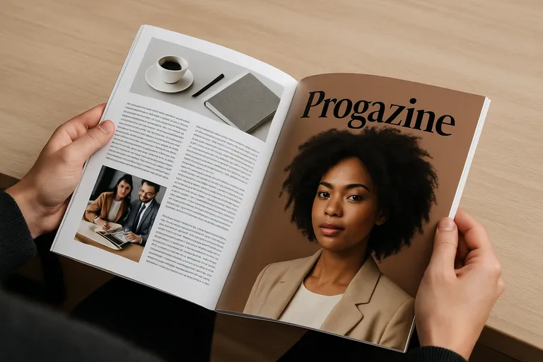 Professioneel magazineontwerp: de sleutel tot impact en herkenbaarheid Professioneel magazineontwerp: de sleutel tot impact en herkenbaarheid